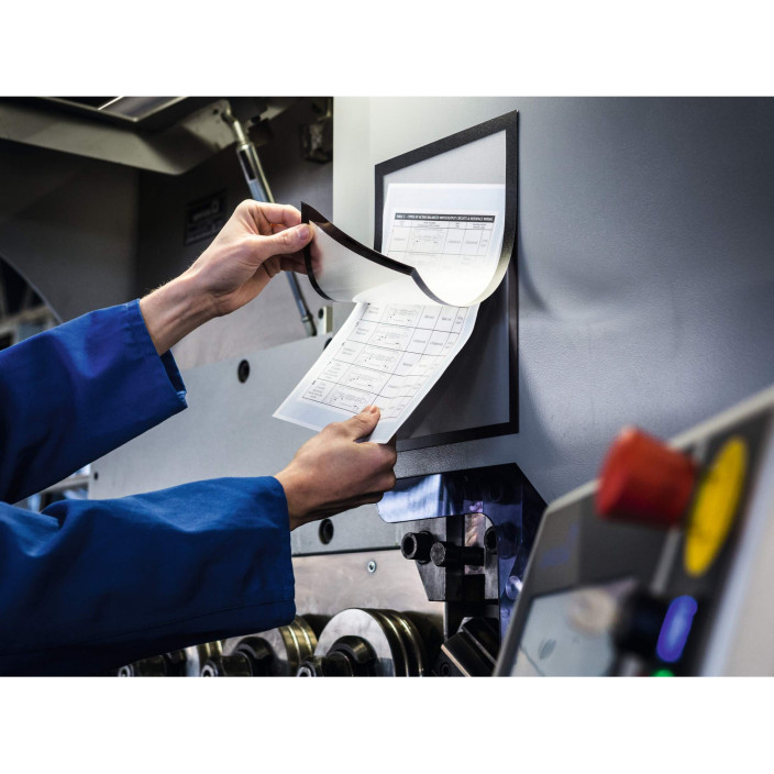 Ramka Duraframe Magnetic Plus magnetyczna A4 2szt. czarna DURABLE