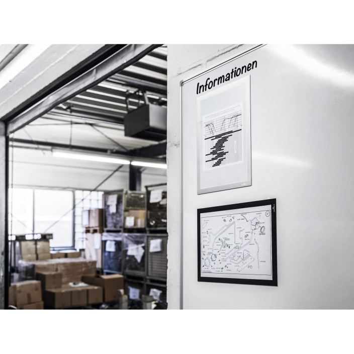 Ramka Duraframe Magnetic Plus magnetyczna A4 2szt. czarna DURABLE