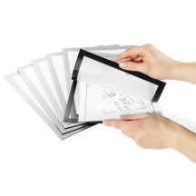 Ramka Duraframe Magnetic Plus magnetyczna A4 2szt. srebrna DURABLE