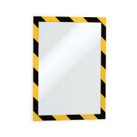 Ramka Duraframe Magnetic Security magnetyczna A4 5szt. żółto-czarna DURABLE