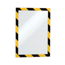 Ramka Duraframe Magnetic Security magnetyczna A4 5szt. żółto-czarna DURABLE