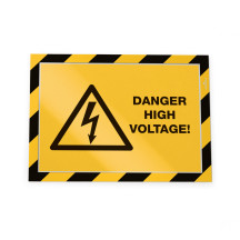 Ramka Duraframe Magnetic Security magnetyczna A4 5szt. żółto-czarna DURABLE