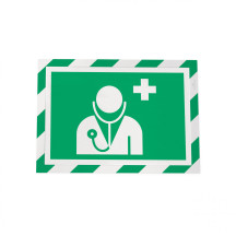 Ramka Duraframe Magnetic Security magnetyczna A4 5szt. zielono-biała DURABLE