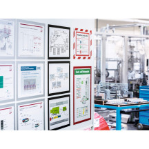 Ramka Duraframe Megnetic magnetyczna A4 5szt. DURABLE granatowa