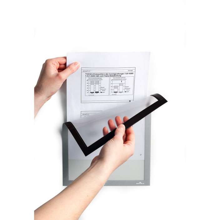 Ramka Duraframe Megnetic magnetyczna A4 5szt. DURABLE srebrna