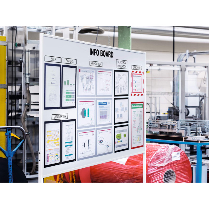 Ramka Duraframe Megnetic magnetyczna A4 5szt. DURABLE srebrna