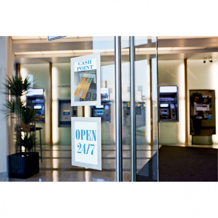 Ramka Duraframe Megnetic magnetyczna A6 5szt. DURABLE srebrna 494823