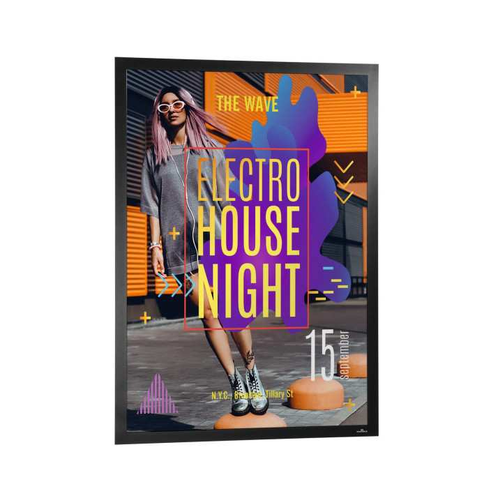 Ramka Duraframe Poster samoprzylepna 50ｘ70cm 1szt. czarna DURABLE