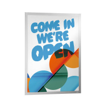 Ramka Duraframe Poster samoprzylepna 50ｘ70cm 1szt. srebrna DURABLE