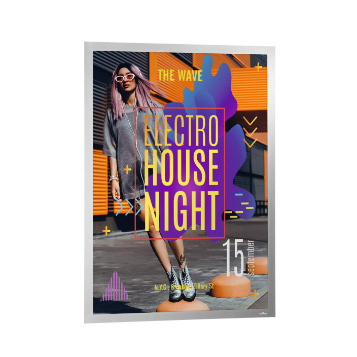 Ramka Duraframe Poster samoprzylepna 50ｘ70cm 1szt. srebrna DURABLE