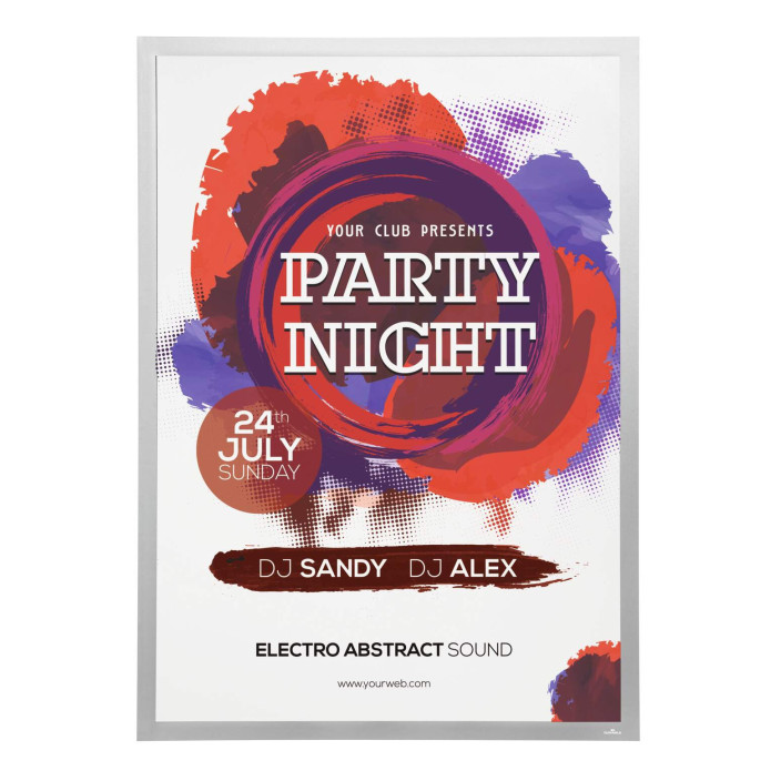 Ramka Duraframe Poster samoprzylepna 70ｘ100cm 1szt. srebrna DURABLE