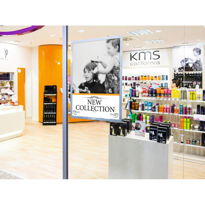 Ramka Duraframe Poster samoprzylepna A1 1szt. srebrna DURABLE