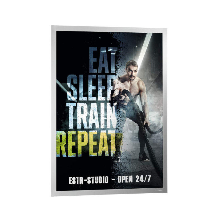 Ramka Duraframe Poster samoprzylepna A2 1szt. srebrna DURABLE