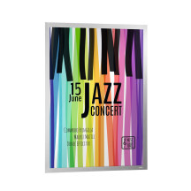 Ramka Duraframe Poster samoprzylepna A2 1szt. srebrna DURABLE