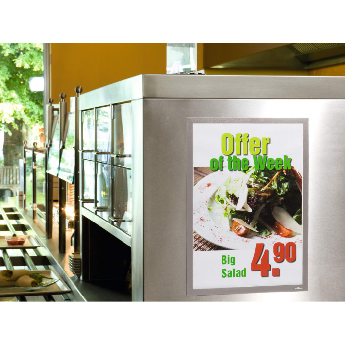 Ramka Duraframe samoprzylepna A3 1szt. srebrna DURABLE