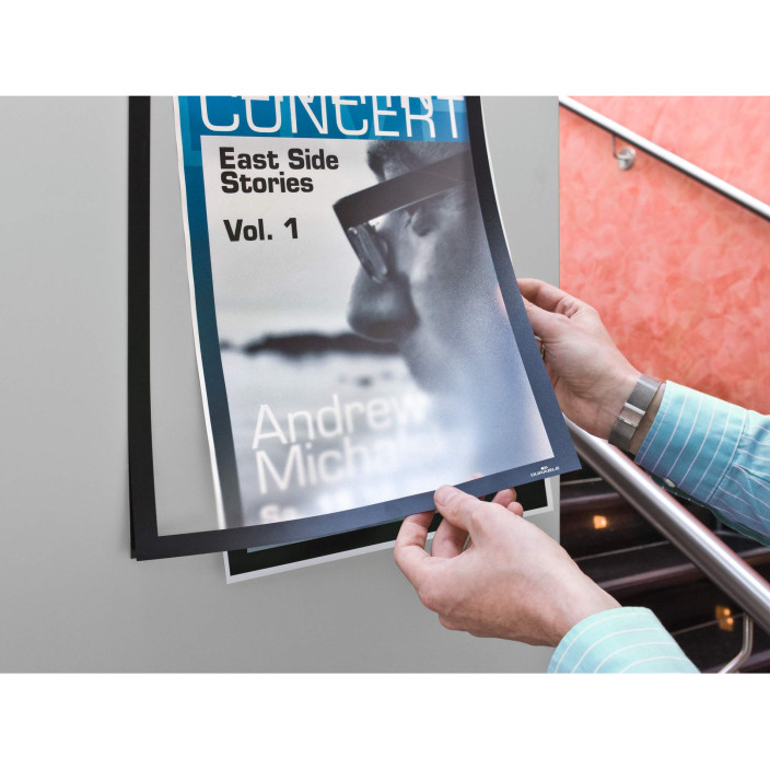 Ramka Duraframe samoprzylepna A3 6szt. czarna DURABLE