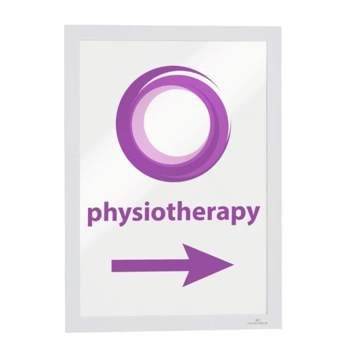 Ramka Duraframe samoprzylepna A4 10szt. biała DURABLE 488202