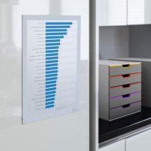 Ramka Duraframe samoprzylepna A4 10szt. biała DURABLE 488202