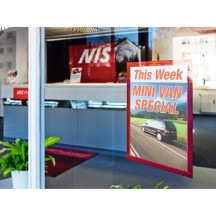 Ramka Duraframe samoprzylepna A4 10szt. czerwona DURABLE