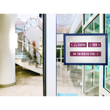 Ramka Duraframe samoprzylepna A4 10szt. granatowa DURABLE