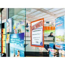 Ramka Duraframe samoprzylepna A4 10szt. pomarańczowa DURABLE