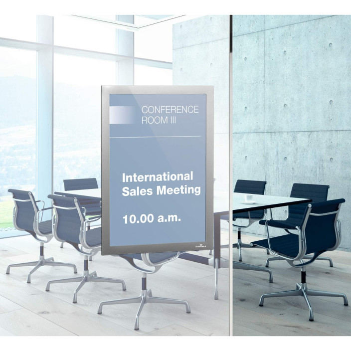 Ramka Duraframe samoprzylepna A4 10szt. srebrna DURABLE