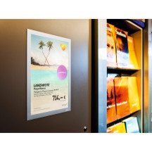 Ramka Duraframe samoprzylepna A4 10szt. srebrna DURABLE