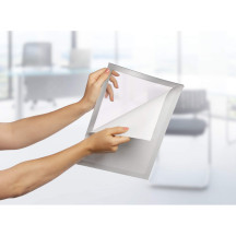 Ramka Duraframe samoprzylepna A4 10szt. srebrna DURABLE