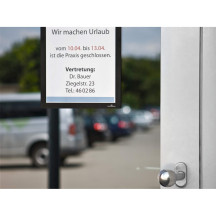 Ramka Duraframe samoprzylepna A4 1szt czarna DURABLE