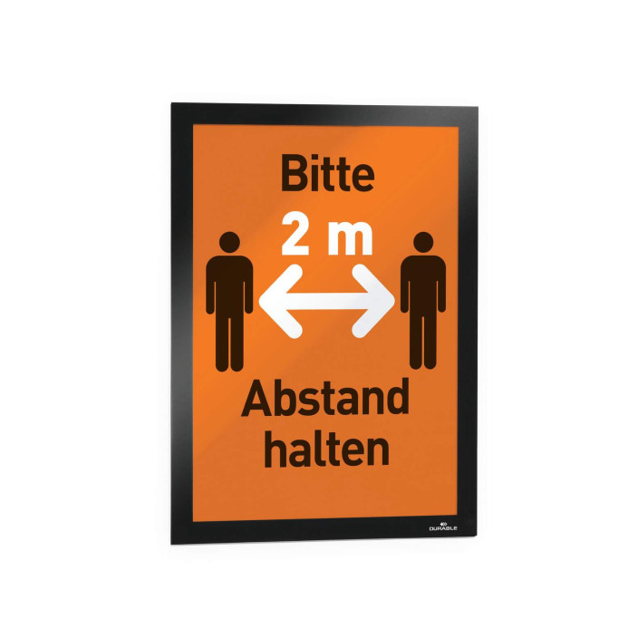 Ramka Duraframe samoprzylepna A4 2szt czarna DURABLE 487201