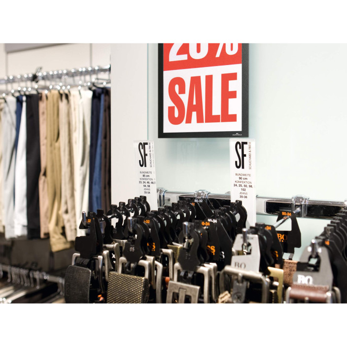 Ramka Duraframe samoprzylepna A4 2szt czarna DURABLE 487201