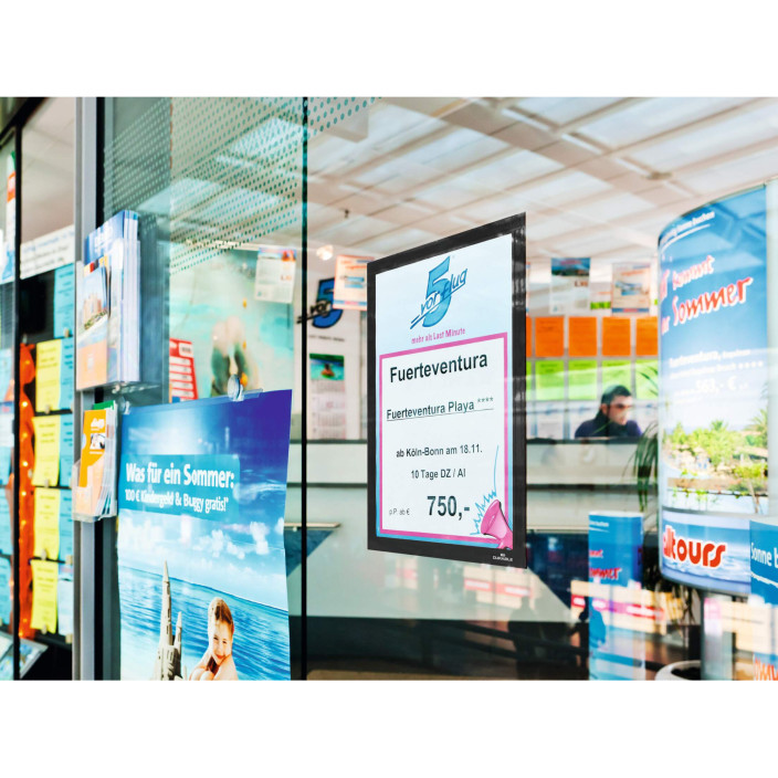 Ramka Duraframe samoprzylepna A4 2szt czarna DURABLE