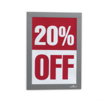 Ramka Duraframe samoprzylepna A5 10szt. srebrna DURABLE