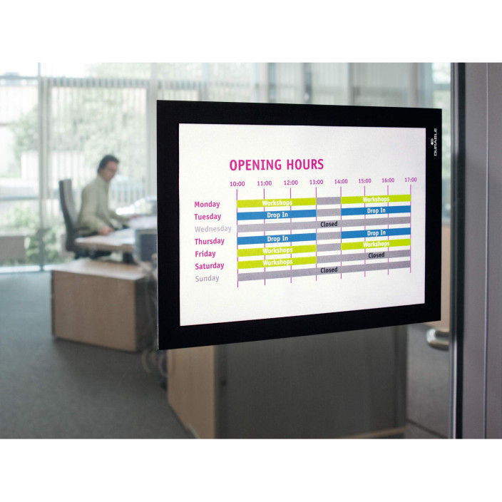 Ramka Duraframe samoprzylepna A5 2szt. czarna DURABLE