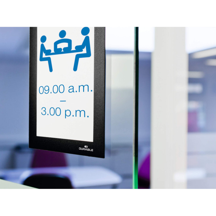 Ramka Duraframe samoprzylepna A6 2szt czarna DURABLE