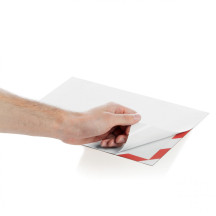 Ramka Duraframe Security samoprzylepna A4 2szt. czerwono-biała DURABLE