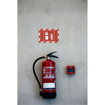 Ramka Duraframe Security samoprzylepna A4 2szt. czerwono-biała DURABLE