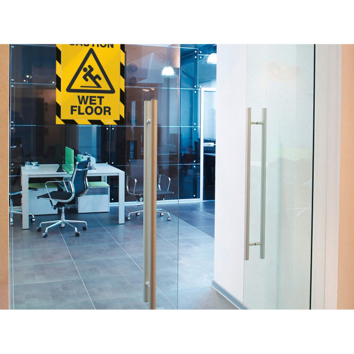 Ramka Duraframe Security samoprzylepna A4 2szt. żółto-czarna DURABLE