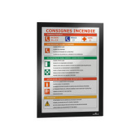 Ramka Duraframe Sun samoprzylegajaca A4 2szt. czarna DURABLE