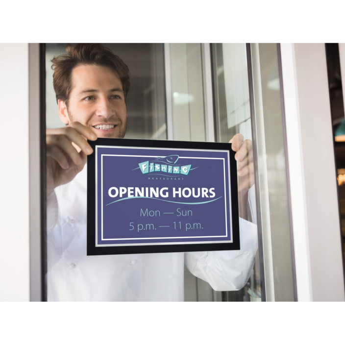 Ramka Duraframe Sun samoprzylegajaca A4 2szt. czarna DURABLE