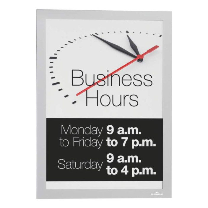 Ramka Duraframe Sun samoprzylegajaca A4 2szt. srebrna DURABLE 484123