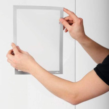 Ramka Duraframe Sun samoprzylegajaca A4 2szt. srebrna DURABLE 484123