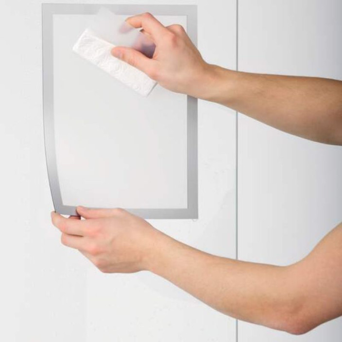 Ramka Duraframe Sun samoprzylegajaca A4 2szt. srebrna DURABLE 484123