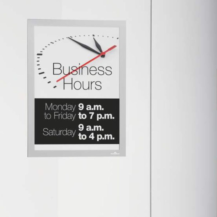 Ramka Duraframe Sun samoprzylegajaca A4 2szt. srebrna DURABLE 484123