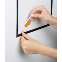 Ramka Duraframe Wallpaper samoprzylepna A3 1szt. srebrna DURABLE