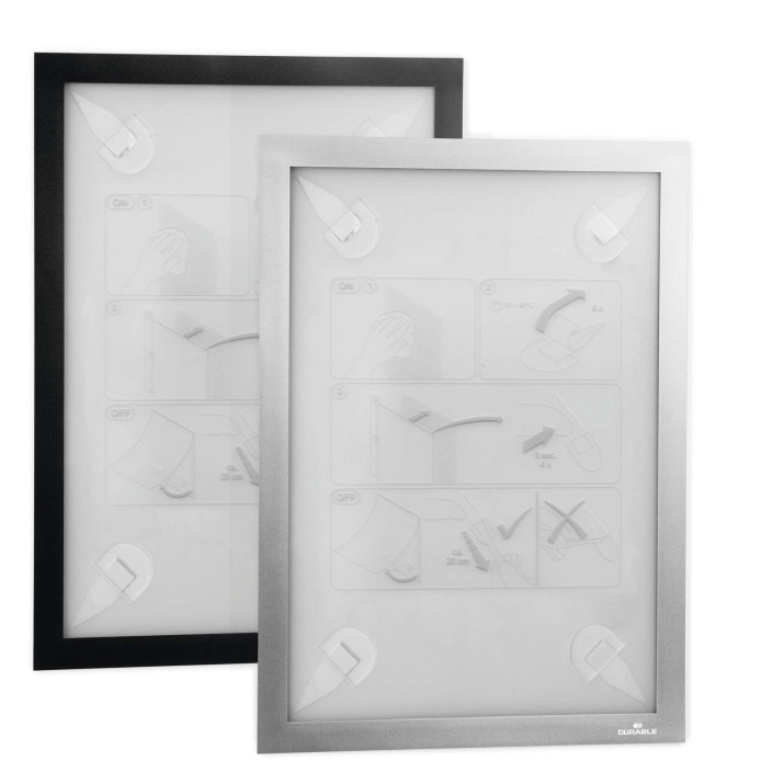 Ramka Duraframe Wallpaper samoprzylepna A4 1szt. czarna DURABLE