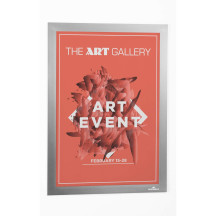 Ramka Duraframe Wallpaper samoprzylepna A4 1szt. srebrna DURABLE