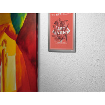 Ramka Duraframe Wallpaper samoprzylepna A4 1szt. srebrna DURABLE