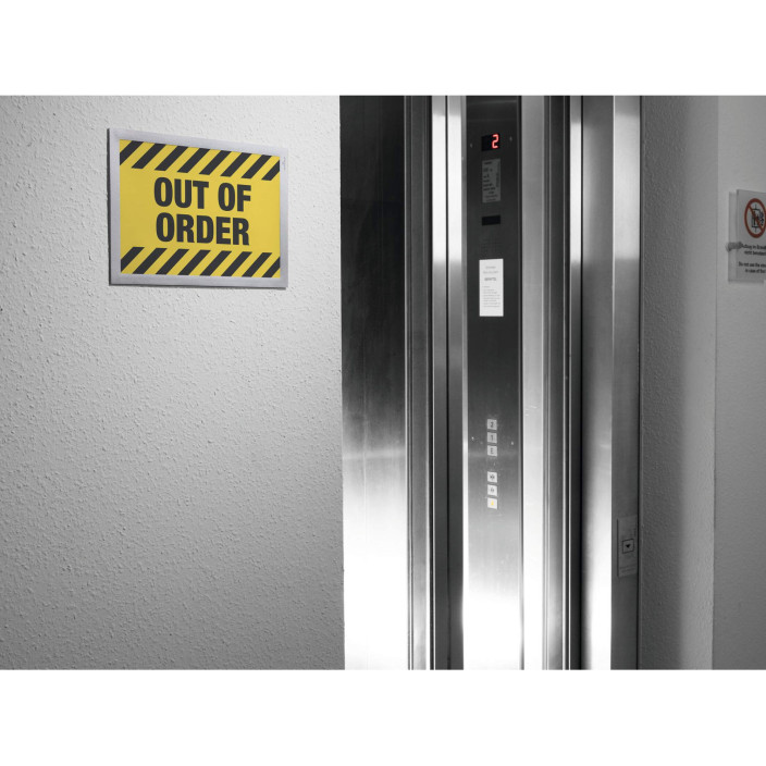 Ramka Duraframe Wallpaper samoprzylepna A4 1szt. srebrna DURABLE