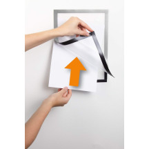 Ramka Duraframe Wallpaper samoprzylepna A4 1szt. srebrna DURABLE